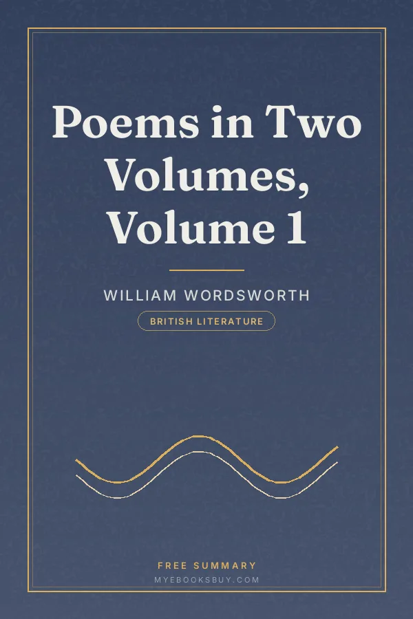 Cover of Poems in Two Volumes, Volume 1