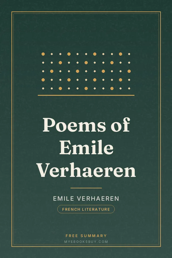 Cover of Poems of Emile Verhaeren