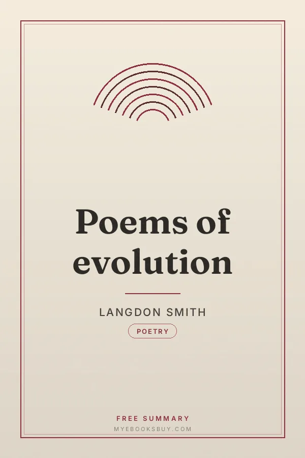 Cover of Poems of evolution