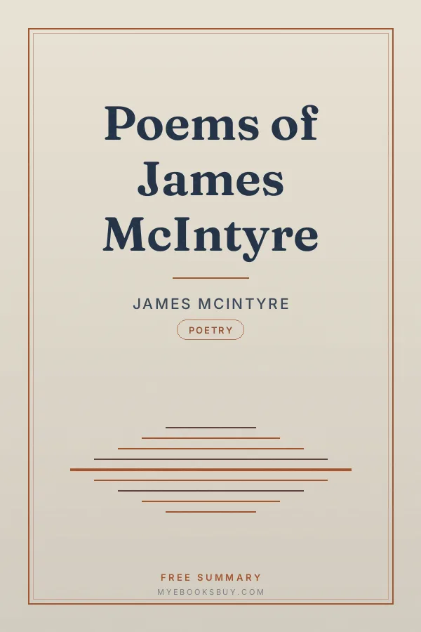 Cover of Poems of James McIntyre