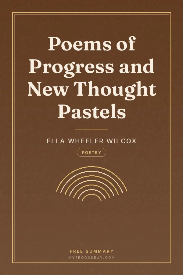 Cover of Poems of Progress and New Thought Pastels