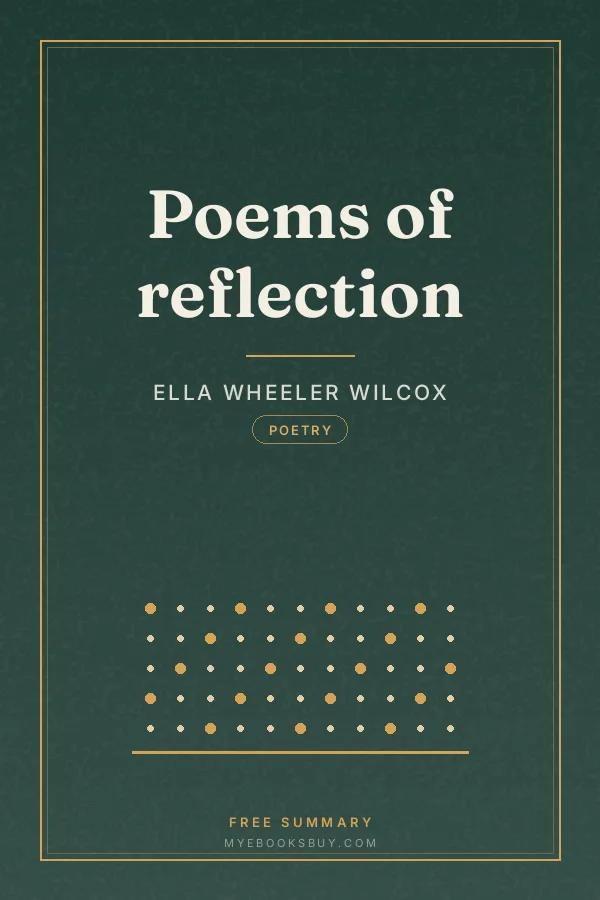 Cover of Poems of reflection