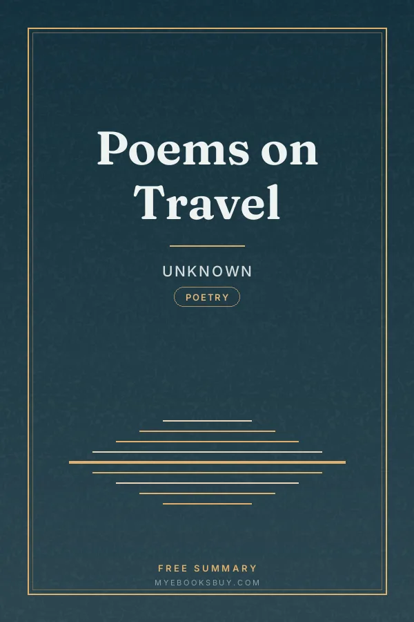 Cover of Poems on Travel