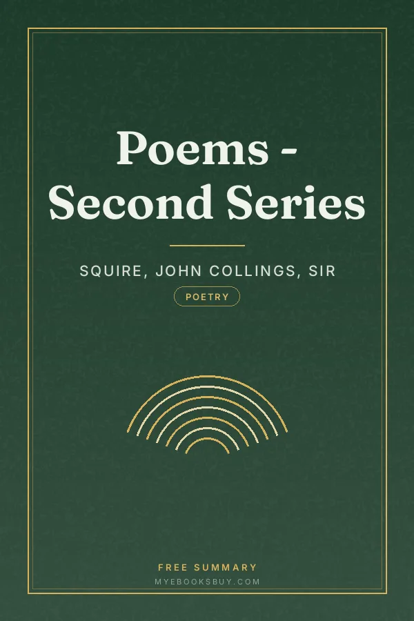 Cover of Poems - Second Series