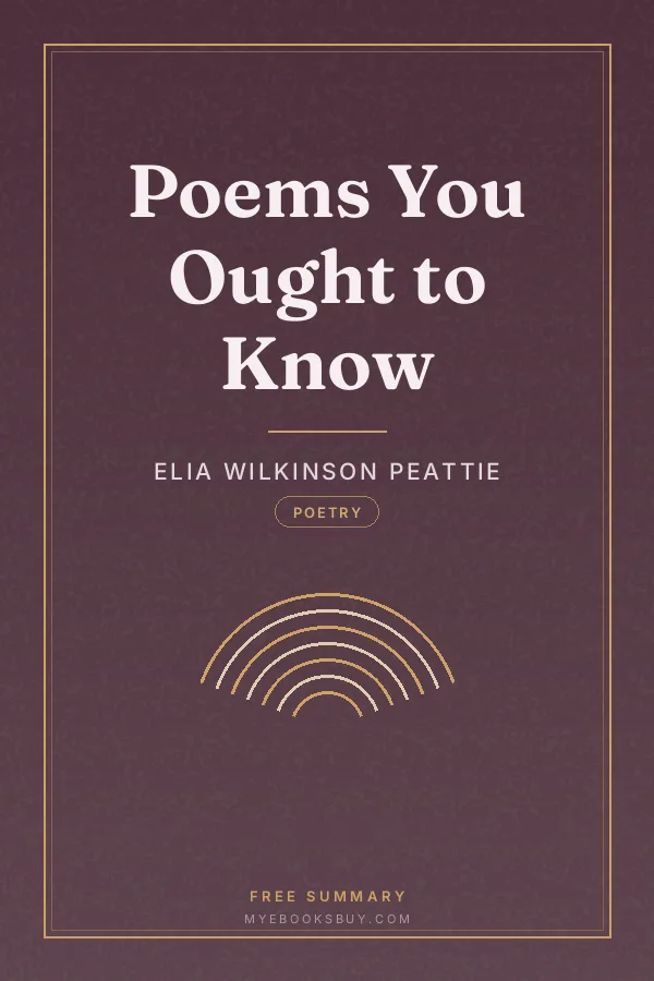 Cover of Poems You Ought to Know
