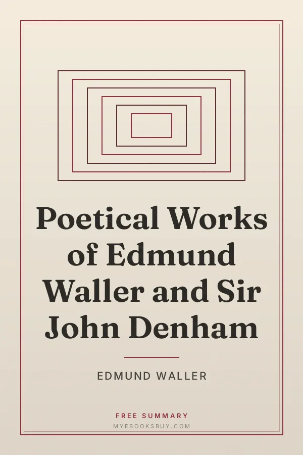 Cover of Poetical Works of Edmund Waller and Sir John Denham