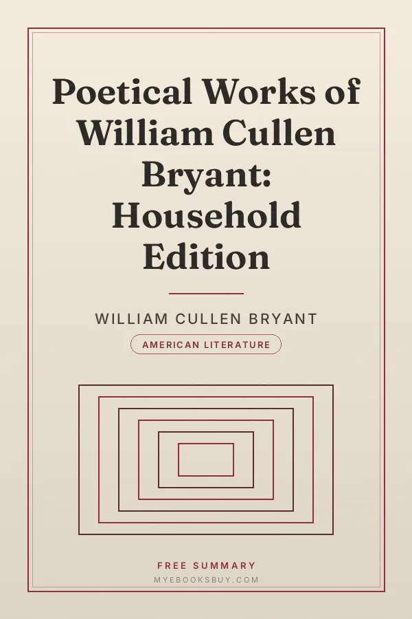 Cover of Poetical Works of William Cullen Bryant: Household Edition