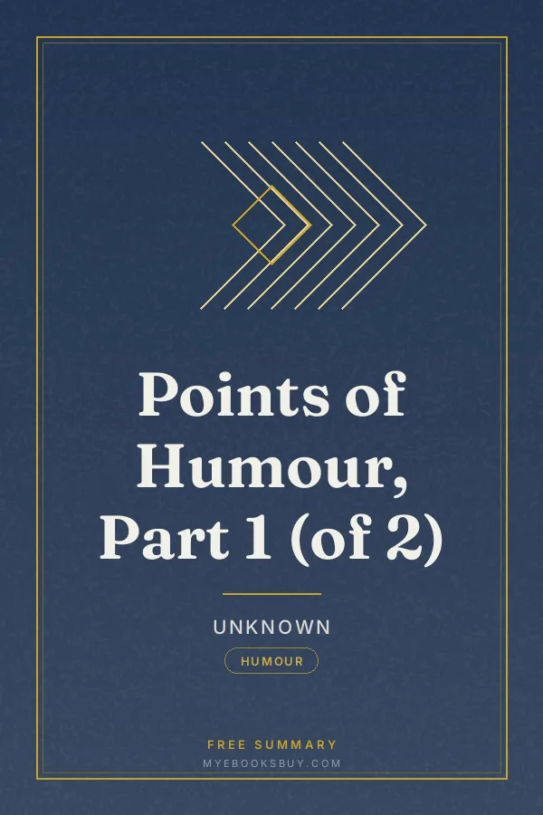 Cover of Points of Humour, Part 1 (of 2)