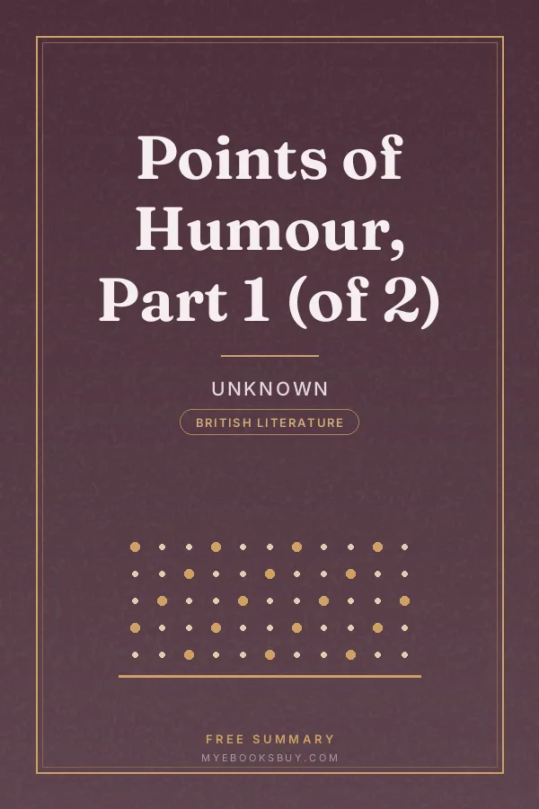 Cover of Points of Humour, Part 1 (of 2)