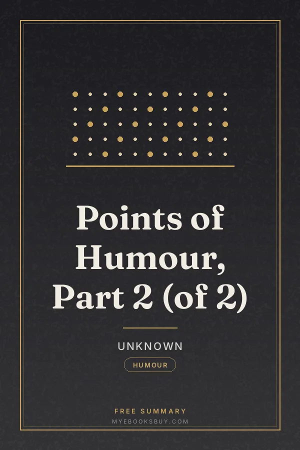Cover of Points of Humour, Part 2 (of 2)