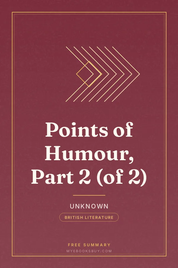 Cover of Points of Humour, Part 2 (of 2)