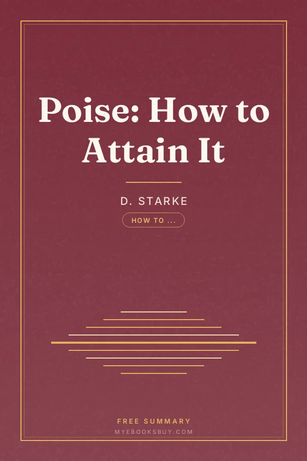 Cover of Poise: How to Attain It