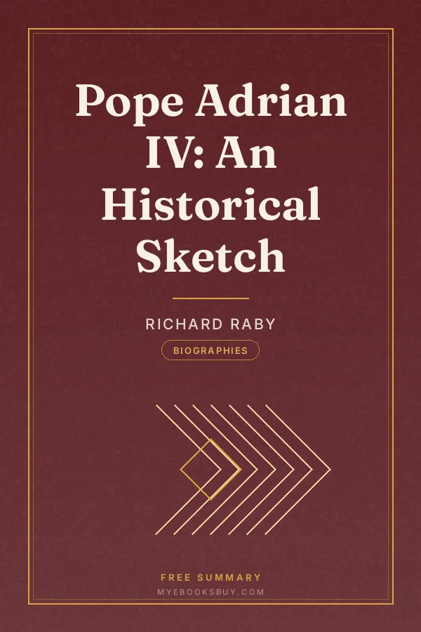 Cover of Pope Adrian IV: An Historical Sketch