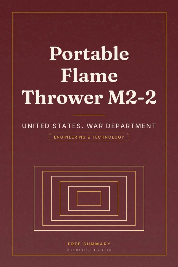 Cover of Portable Flame Thrower M2-2