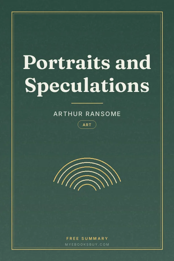 Cover of Portraits and Speculations