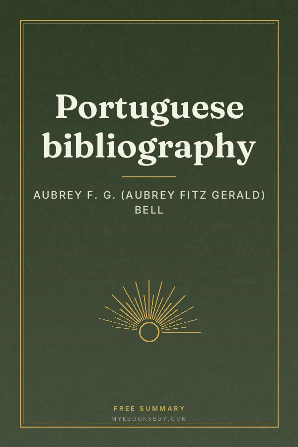 Cover of Portuguese bibliography