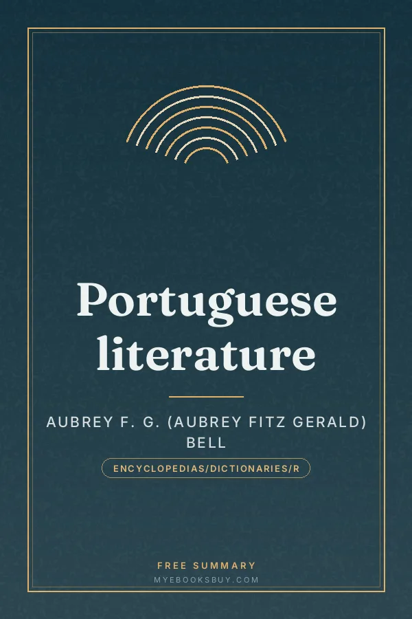 Cover of Portuguese literature