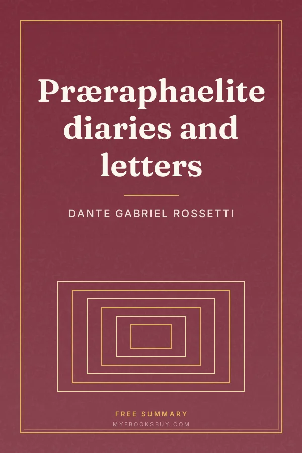 Cover of Præraphaelite diaries and letters