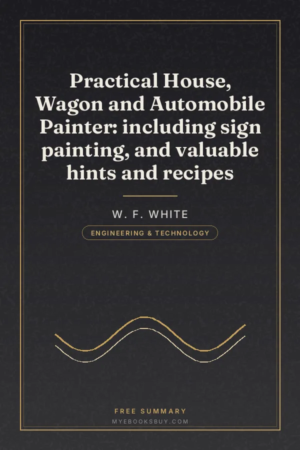 Cover of Practical House, Wagon and Automobile Painter: including sign painting, and valuable hints and recipes