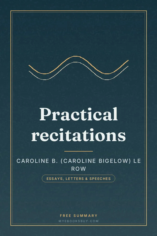 Cover of Practical recitations