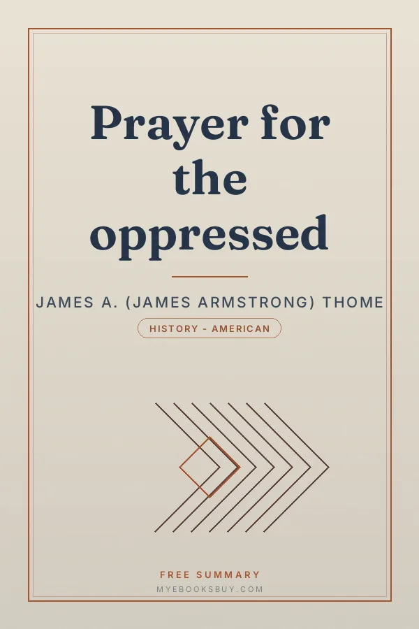 Cover of Prayer for the oppressed