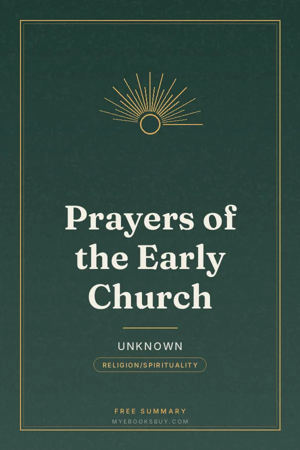 Cover of Prayers of the Early Church