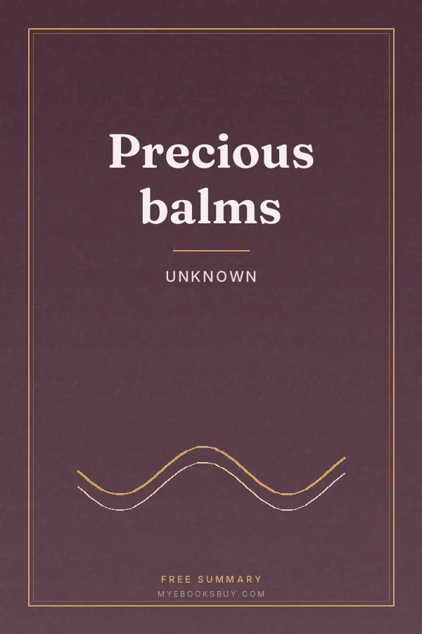Cover of Precious balms