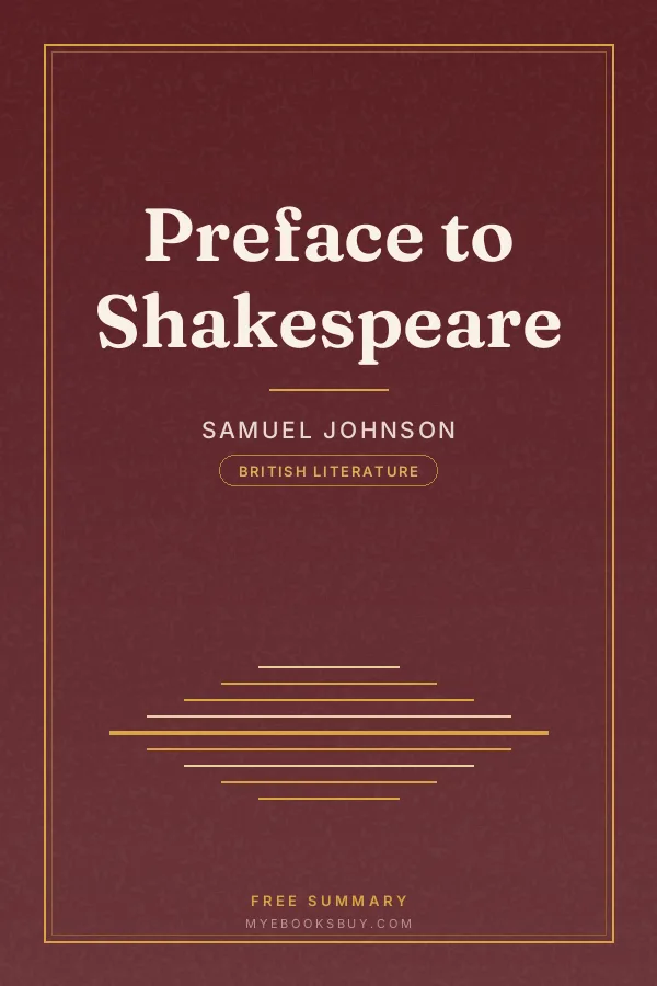 Cover of Preface to Shakespeare