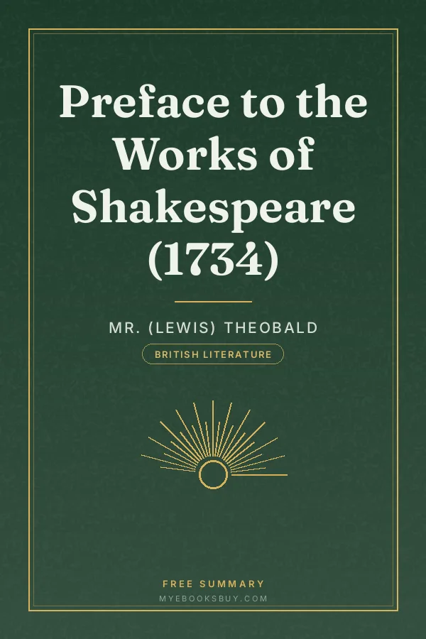 Cover of Preface to the Works of Shakespeare (1734)