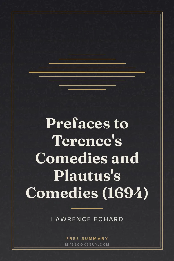 Cover of Prefaces to Terence's Comedies and Plautus's Comedies (1694)