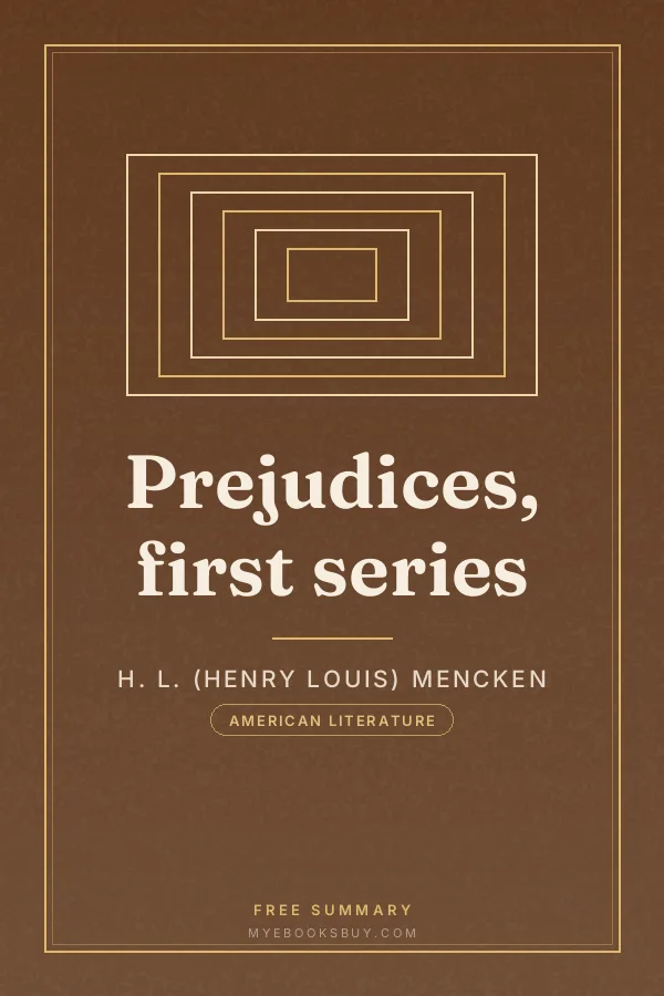 Cover of Prejudices, first series