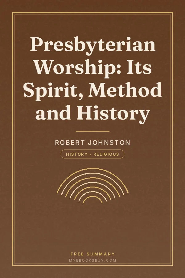 Cover of Presbyterian Worship: Its Spirit, Method and History