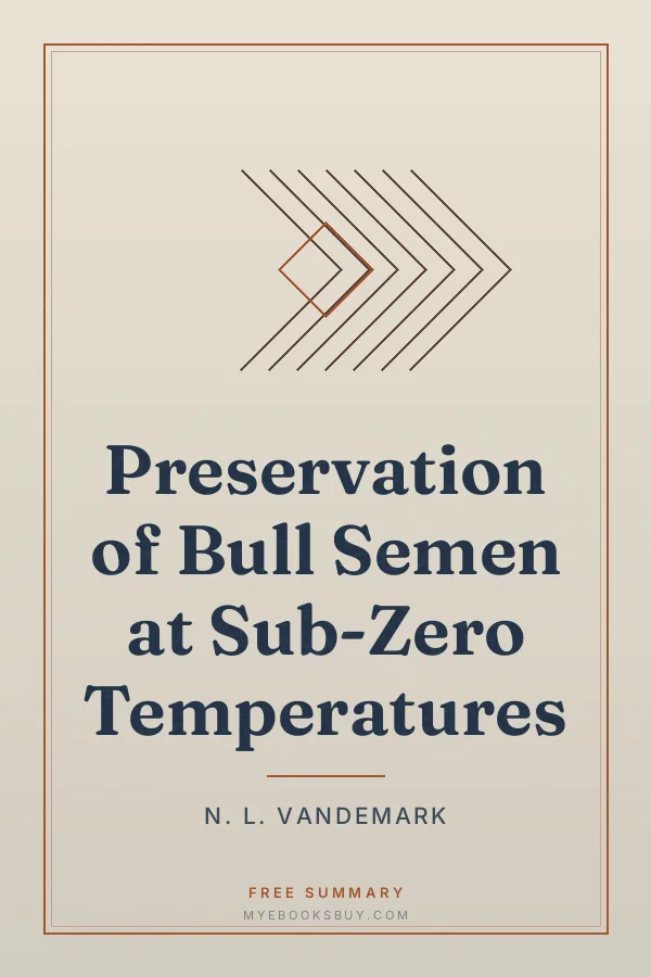 Cover of Preservation of Bull Semen at Sub-Zero Temperatures