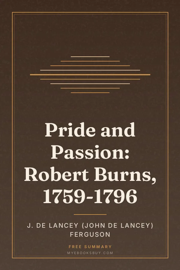 Cover of Pride and Passion: Robert Burns, 1759-1796