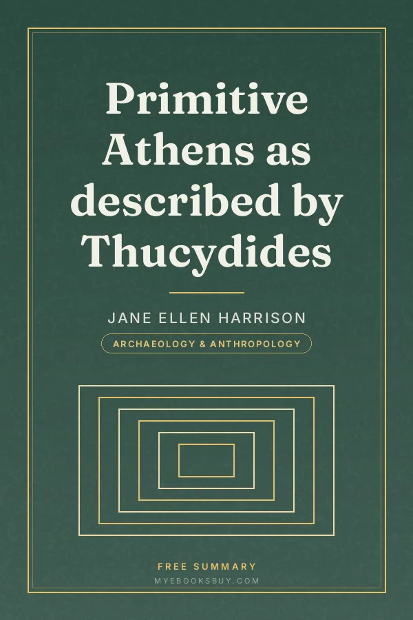 Cover of Primitive Athens as described by Thucydides