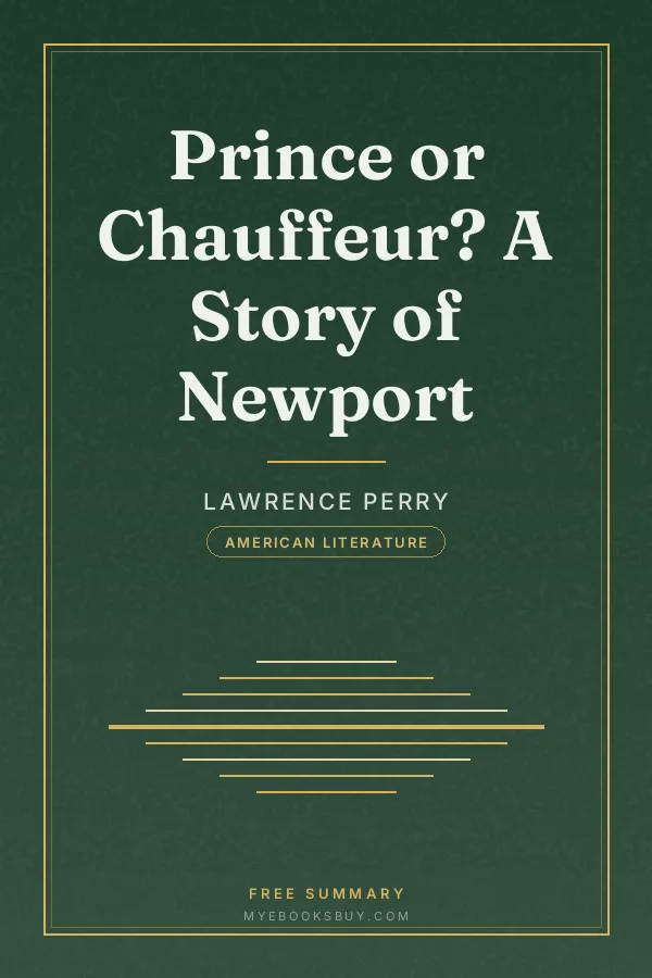 Cover of Prince or Chauffeur? A Story of Newport