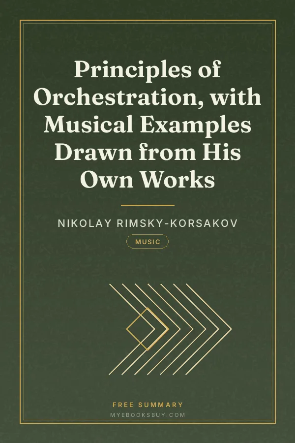 Cover of Principles of Orchestration, with Musical Examples Drawn from His Own Works