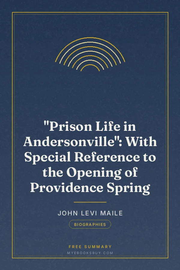 Cover of "Prison Life in Andersonville": With Special Reference to the Opening of Providence Spring