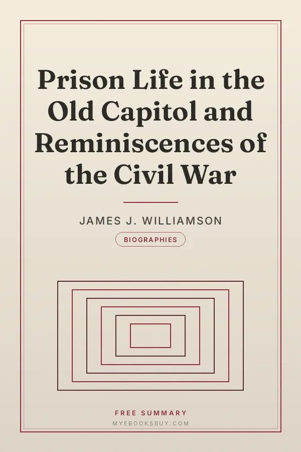 Cover of Prison Life in the Old Capitol and Reminiscences of the Civil War