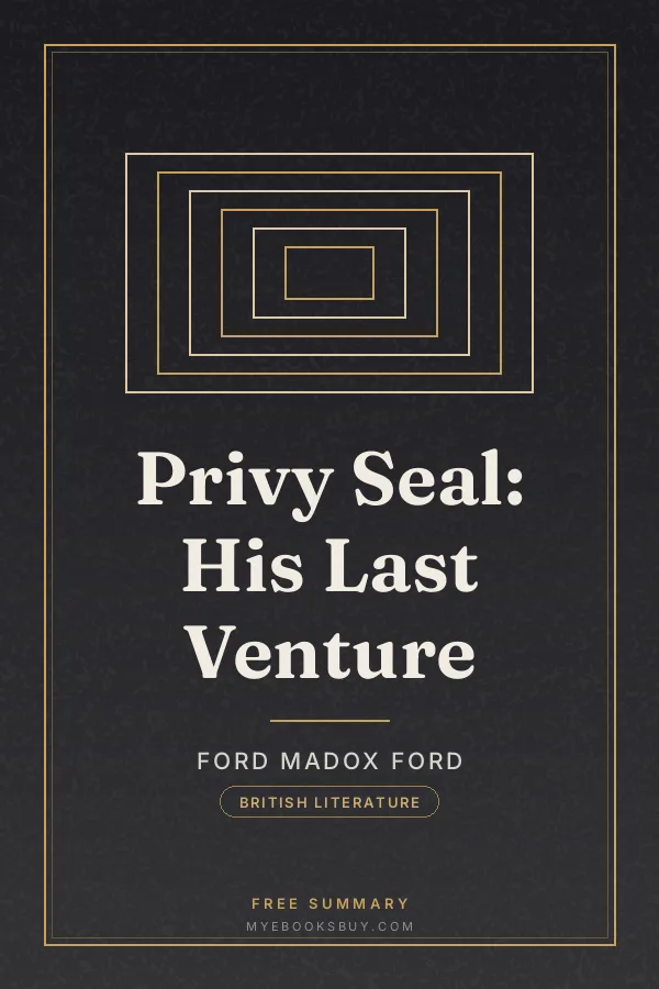 Cover of Privy Seal: His Last Venture