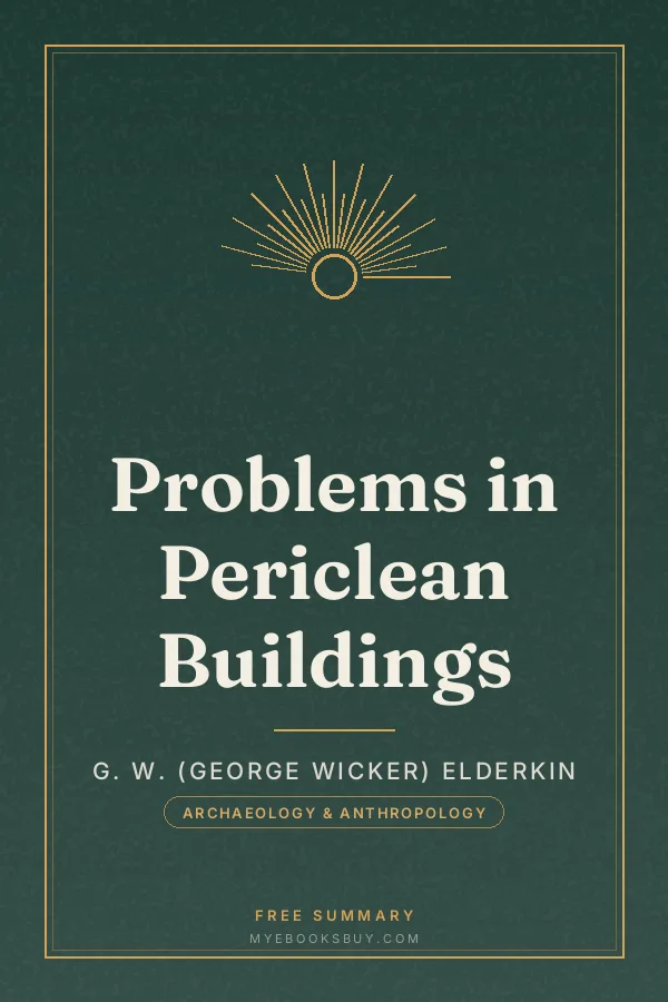 Cover of Problems in Periclean Buildings