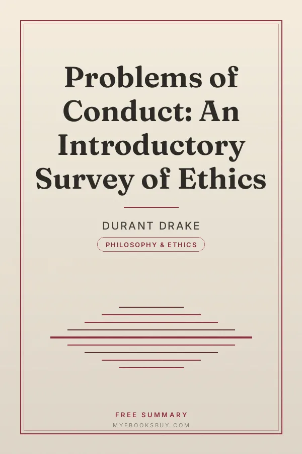 Cover of Problems of Conduct: An Introductory Survey of Ethics
