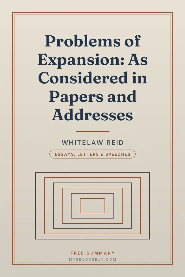 Cover of Problems of Expansion: As Considered in Papers and Addresses