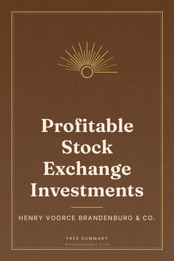Cover of Profitable Stock Exchange Investments