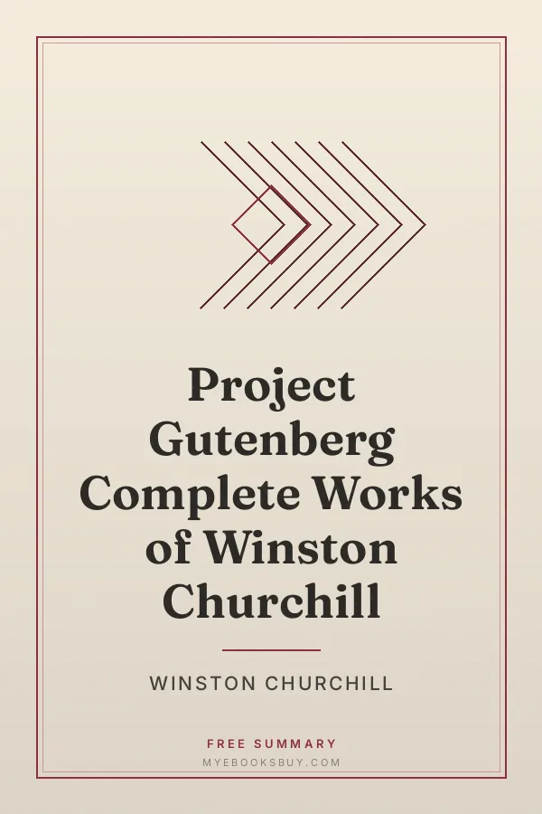 Cover of Project Gutenberg Complete Works of Winston Churchill