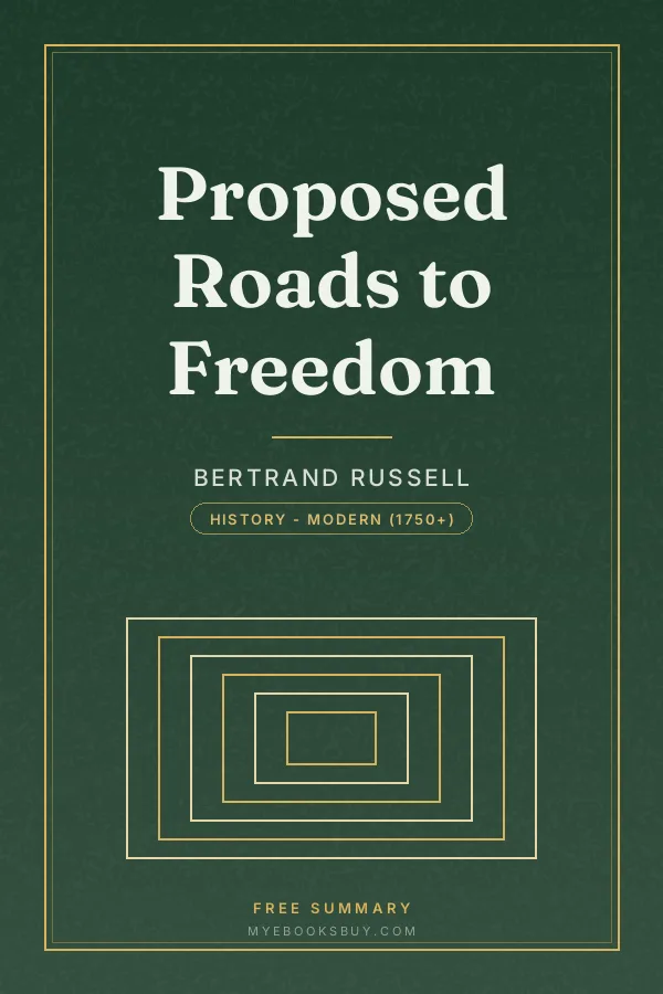Cover of Proposed Roads to Freedom