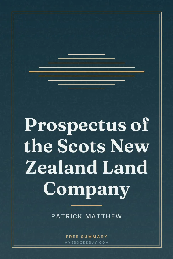 Cover of Prospectus of the Scots New Zealand Land Company