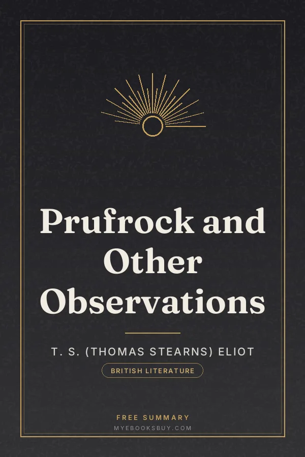 Cover of Prufrock and Other Observations