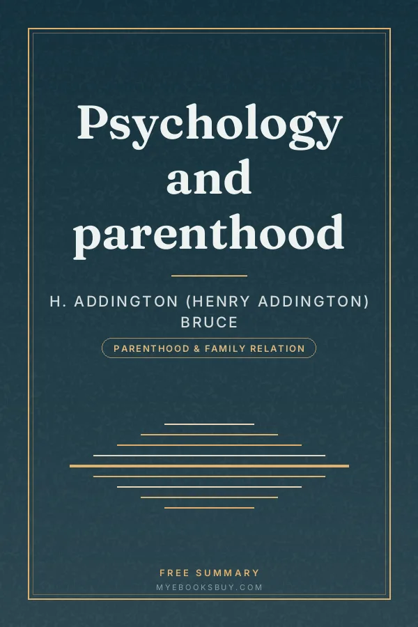 Cover of Psychology and parenthood