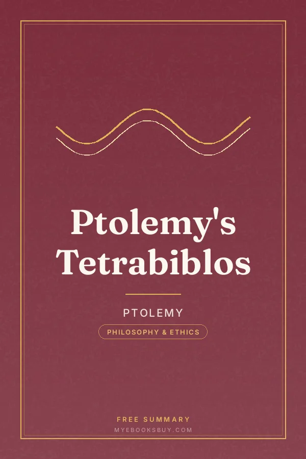 Cover of Ptolemy's Tetrabiblos